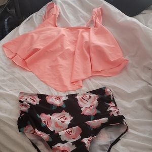 NWOT High waist two piece
